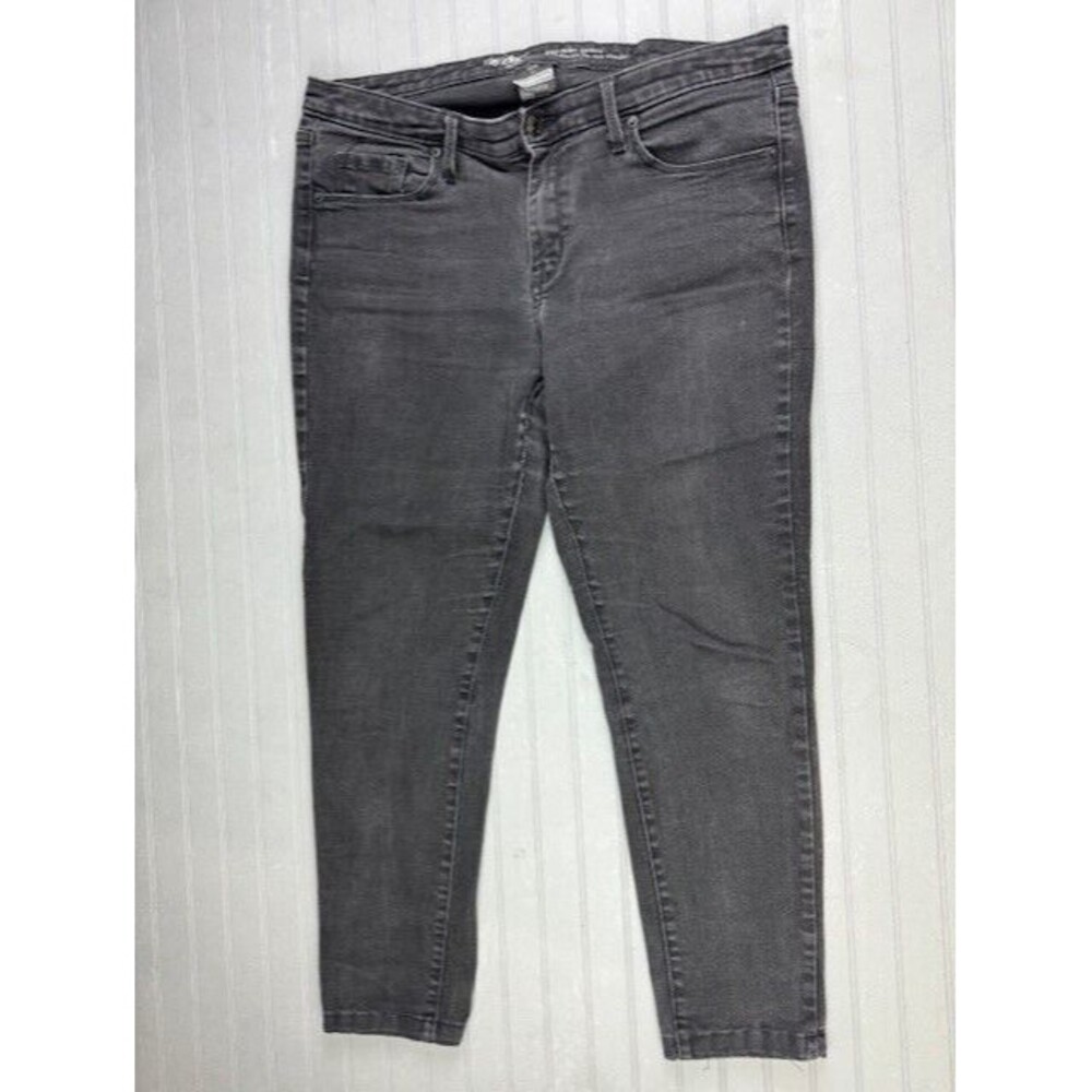 Mossimo Size 12 S Mid Rise Skinny Power Stretch Mid Rise Black